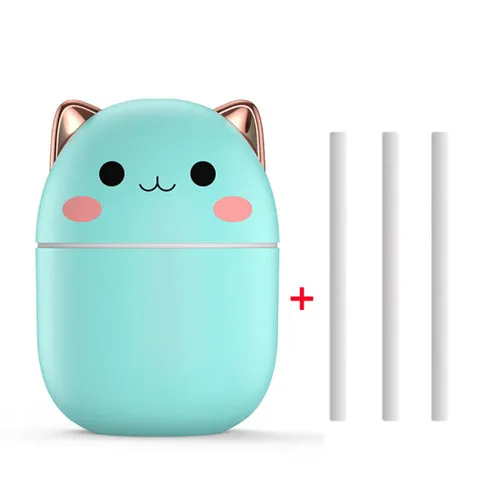 200ml Air Humidifier Cute Kawaiil Aroma Diffuser With Night Light Cool