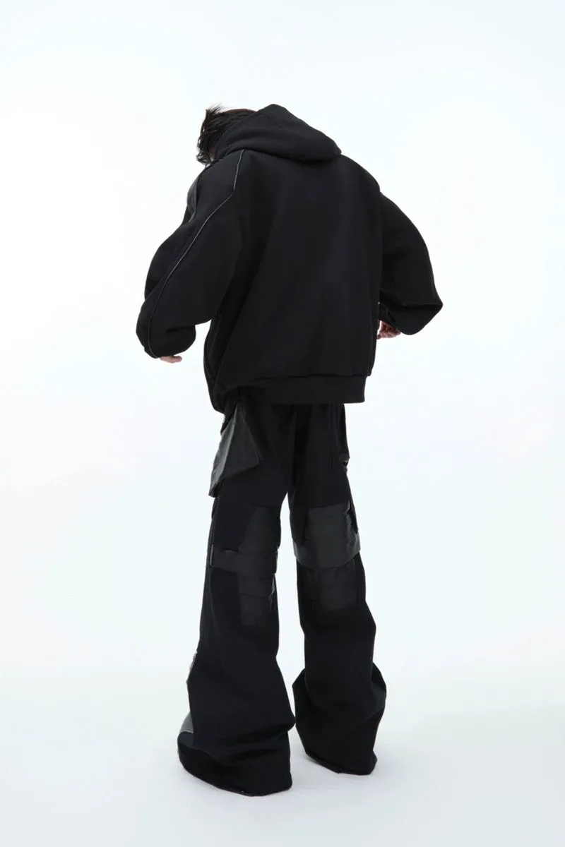 3D Structured Thick Fleece Hoodie