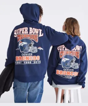 Aeropostale Denver Broncos Super Bowl Pullover Hoodie