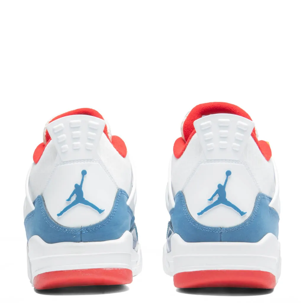 Air 4 Retro (GS) Messy Room - French Blue/White