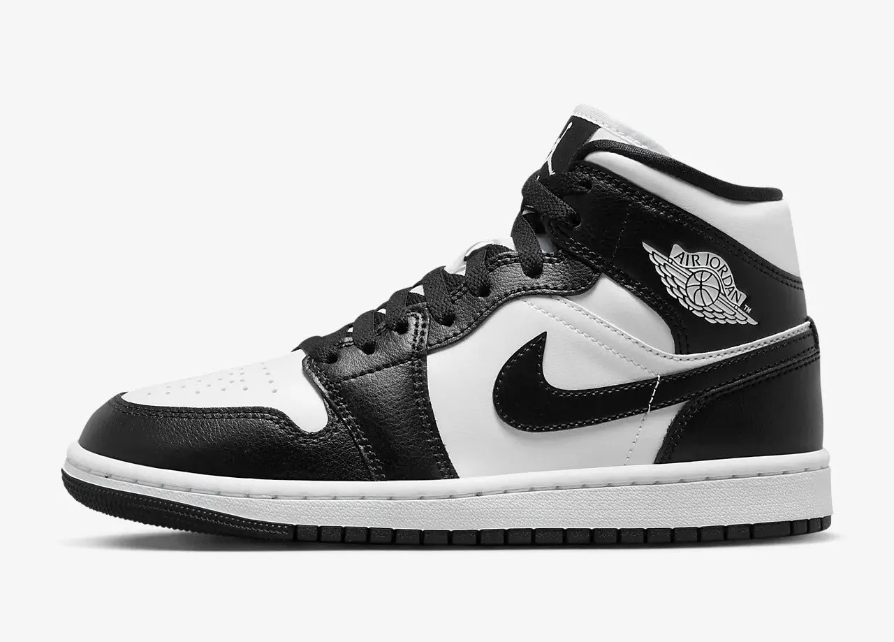 Air Jordan 1 Mid Panda Black White DV0991-101