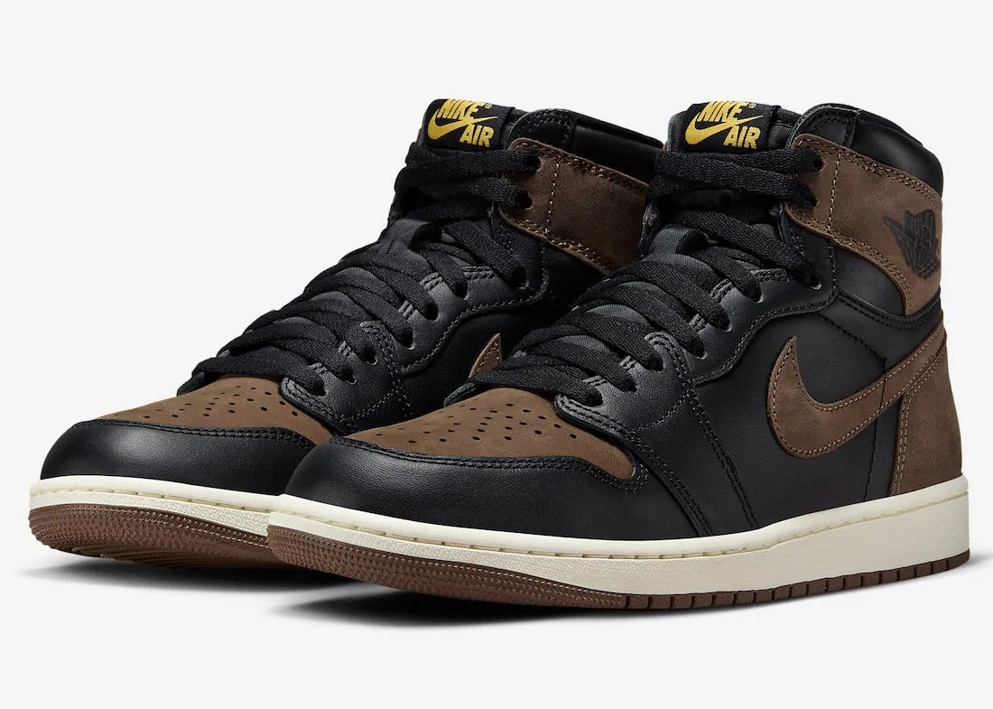 Air Jordan 1 Retro High OG Palomino Black Metallic Gold Sail DZ5485-020