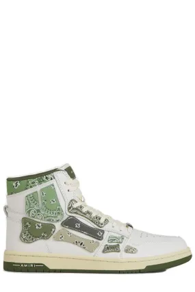 Amiri Skel Banada Panelled Sneakers