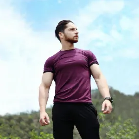 Attitude Wine Muscle Fit Tee - sale