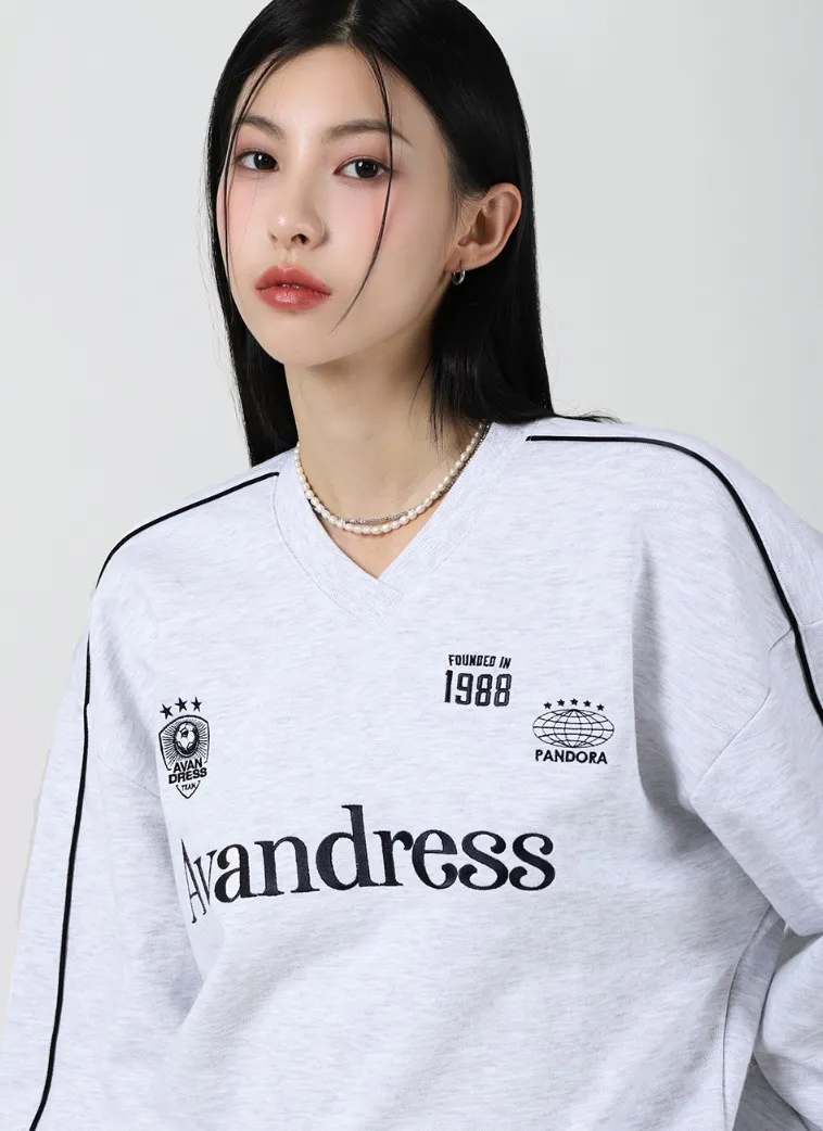 AVANDRESS  |Unisex Street Style Logo Sweatshirts