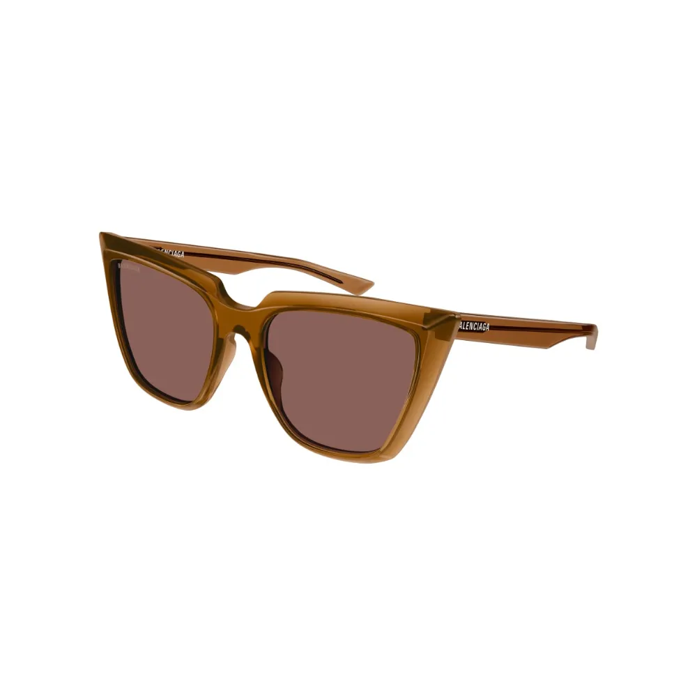 Balenciaga Sunglass Woman Brown Brown Brown BB0046S-007