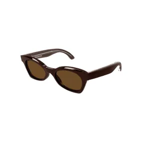 Balenciaga Sunglass Woman Brown Brown Brown BB0230S-004