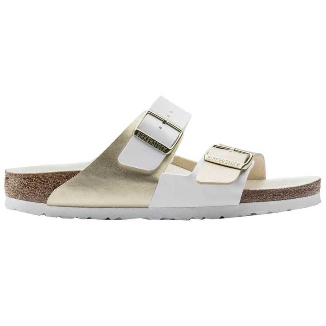 Birkenstock Arizona Sandal Split White/Gold (Women's)