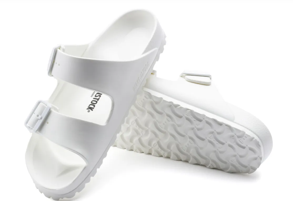 Birkenstock Womens Arizona EVA Sandal- White