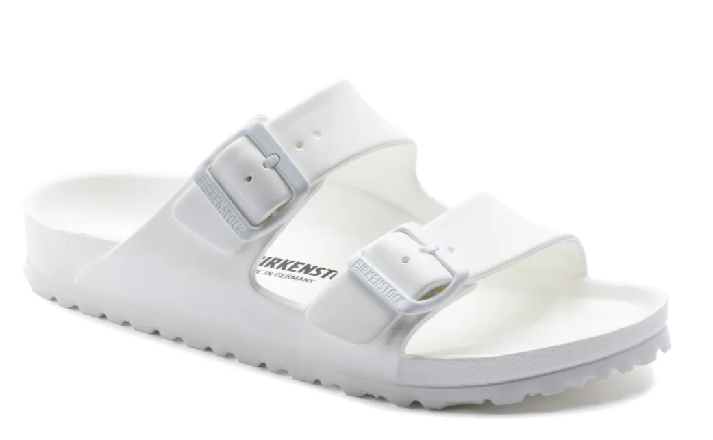 Birkenstock Womens Arizona EVA Sandal- White