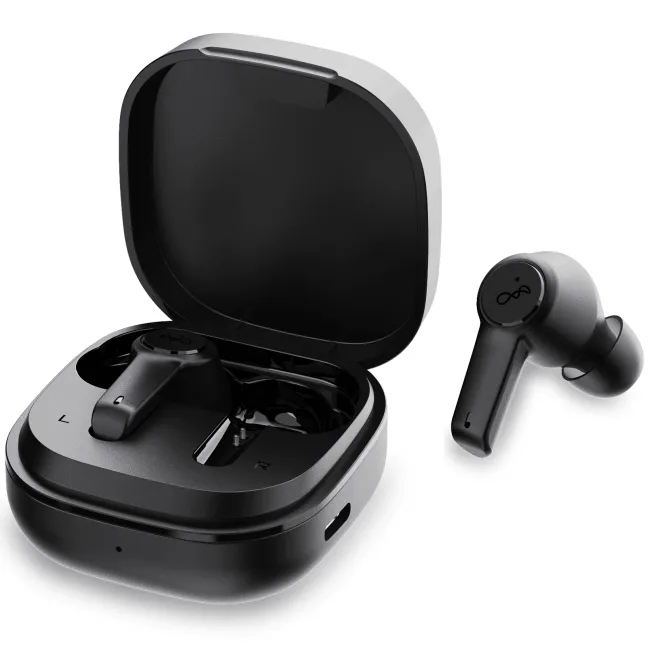 BlueAnt Pump Air Active Noise Cancelling ANC True Wireless Earbuds Earphones Case Headphones Black