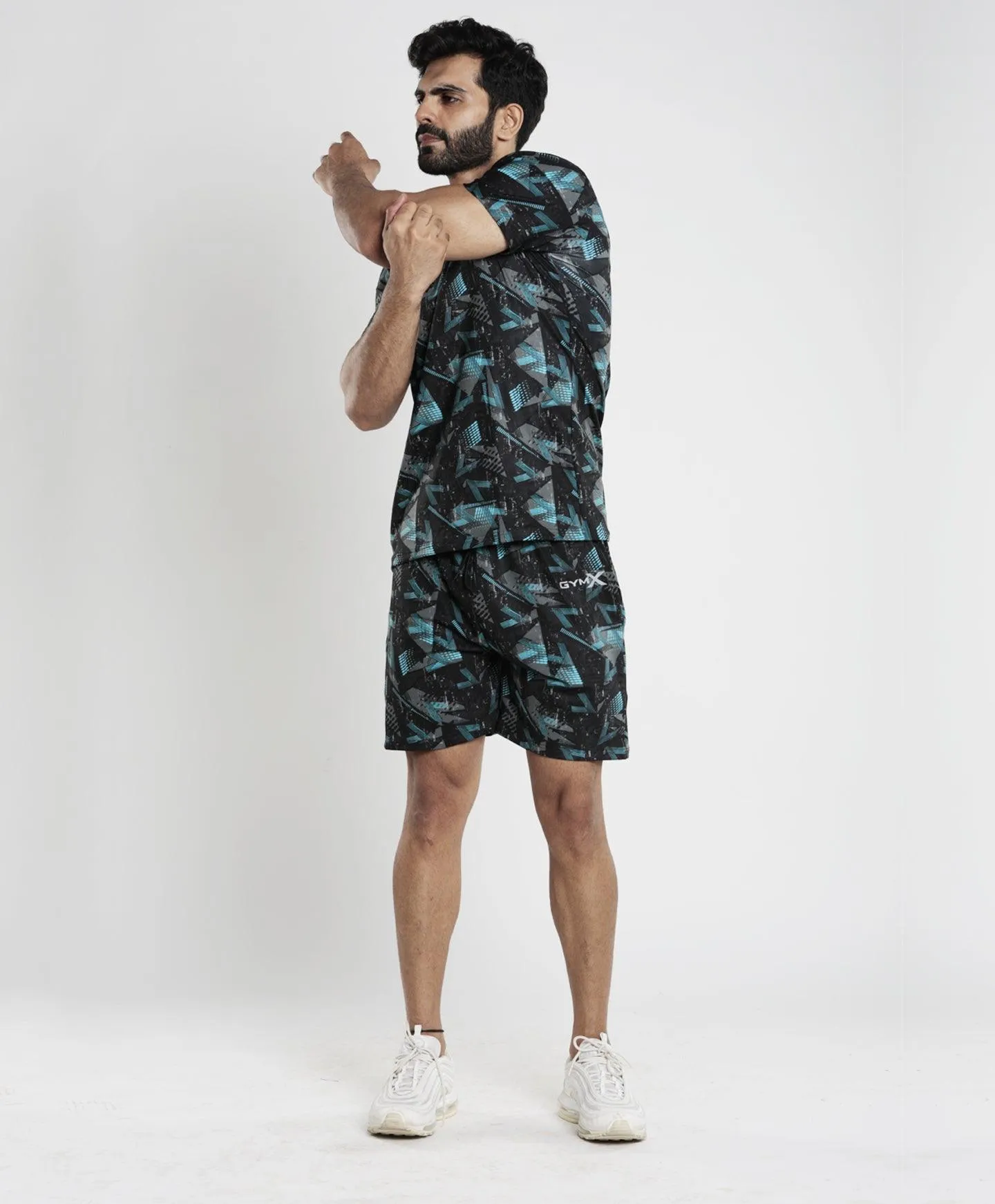 Bolt Blue Camo Tee (4 way stretch) - Sale