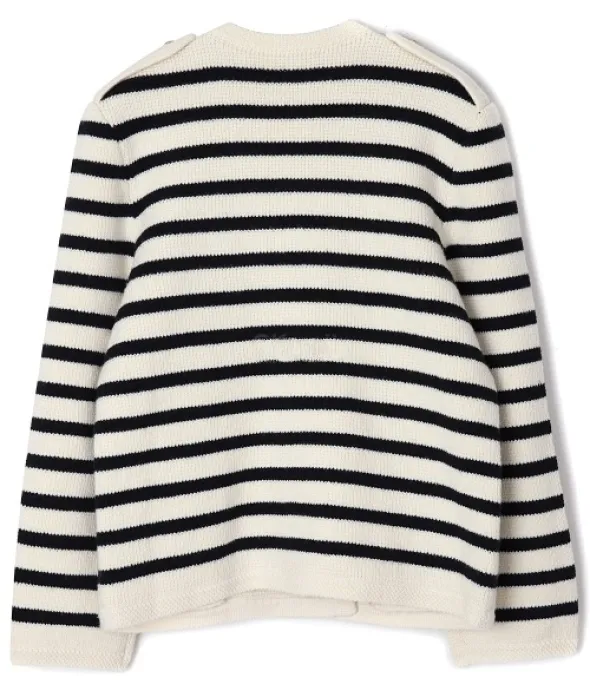 CELINE  |Stripes Casual Style Wool Street Style Long Sleeves Plain