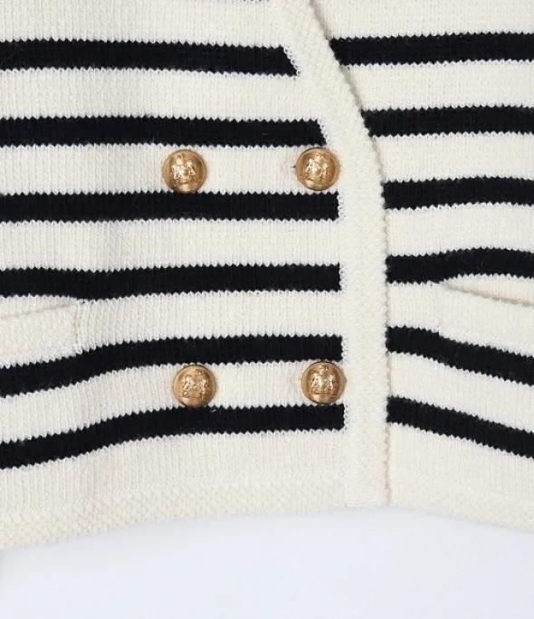 CELINE  |Stripes Casual Style Wool Street Style Long Sleeves Plain