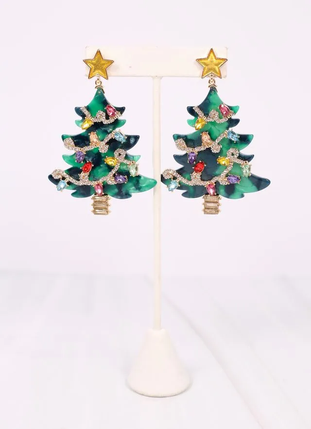 Charlie Embellished Christmas Tree GREEN