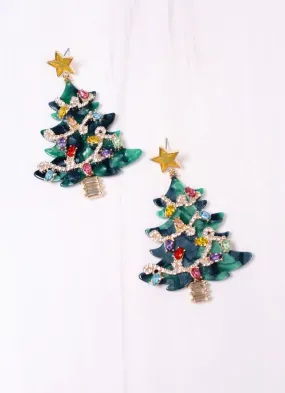 Charlie Embellished Christmas Tree GREEN