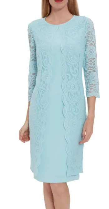 Clarabelle Lace Dress Blue