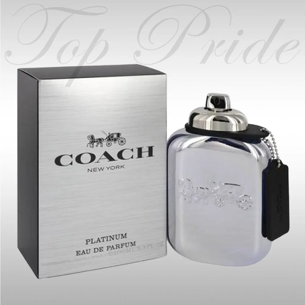 Coach Platinum EDP 蔻馳魅力鉑金男士淡香水100ml/100ml Tester