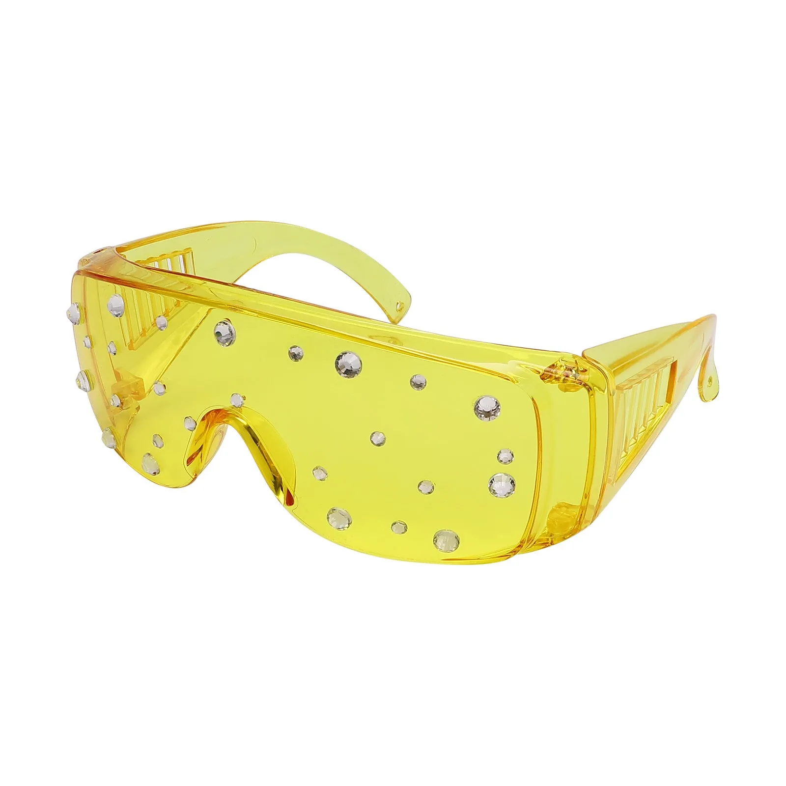 Colorful Large Frame Toad Sunglasses