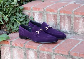 Corrente Suede Slip-On Loafer Purple