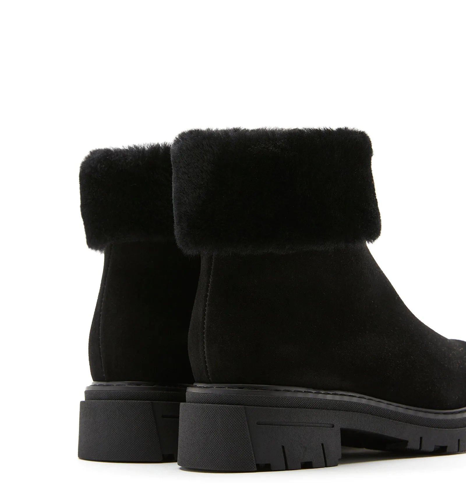 DARBY SHEARLING-LINED SUEDE BOOTIE