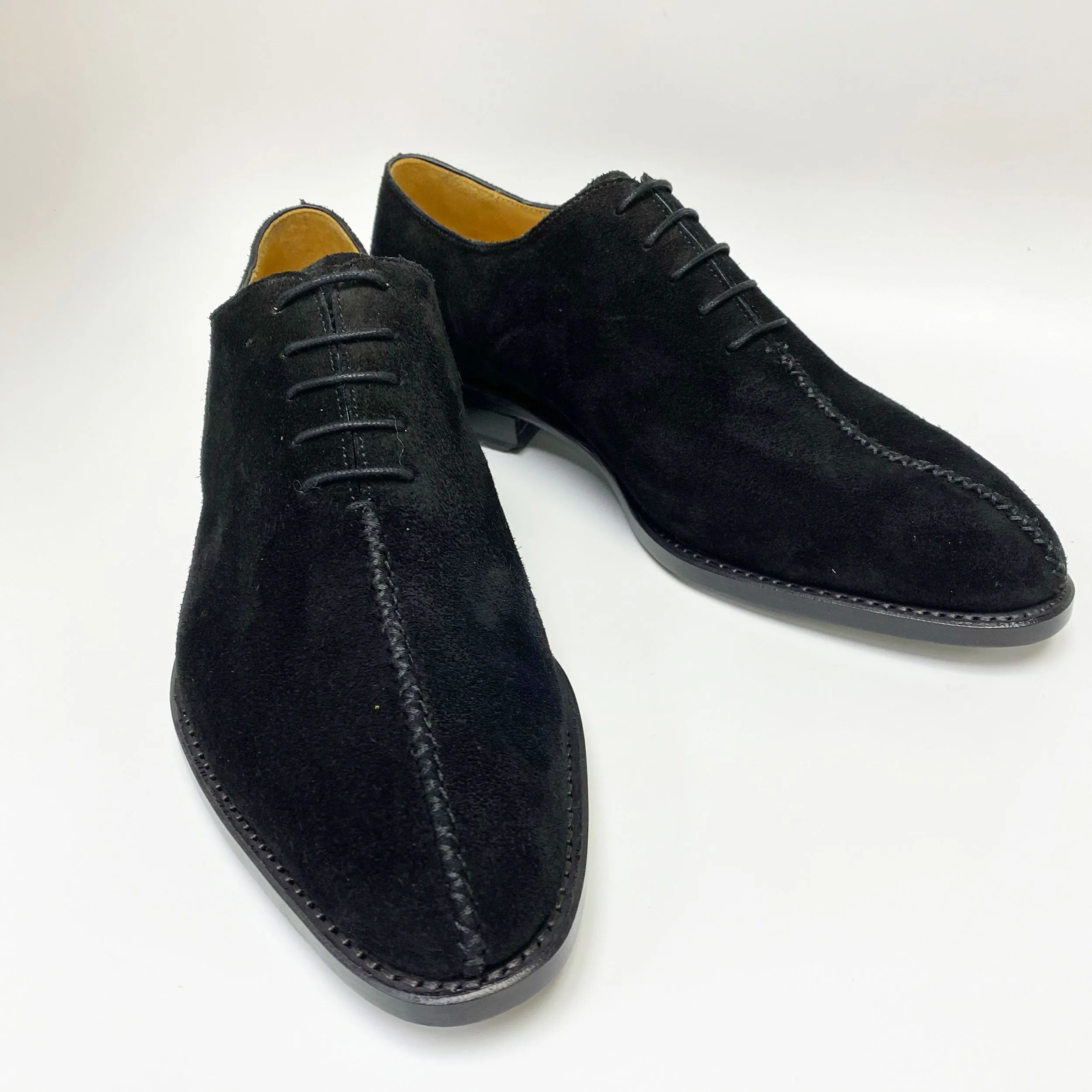 Derrick Suede Lace-Up Oxford Black