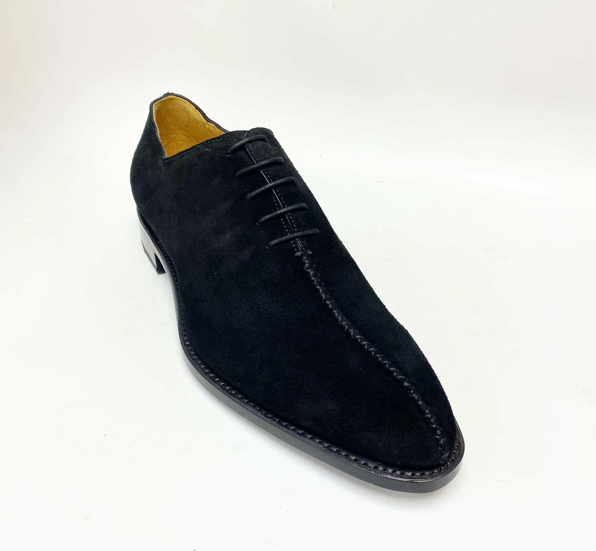 Derrick Suede Lace-Up Oxford Black