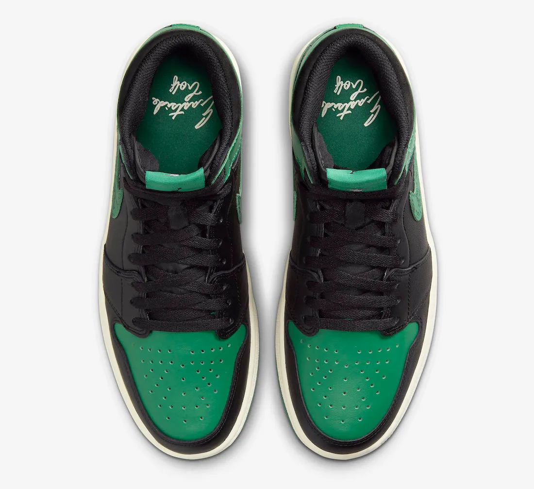 Eastside Golf x Air Jordan 1 Retro High Golf 1961 Black Malachite Metallic Gold FJ0849-001