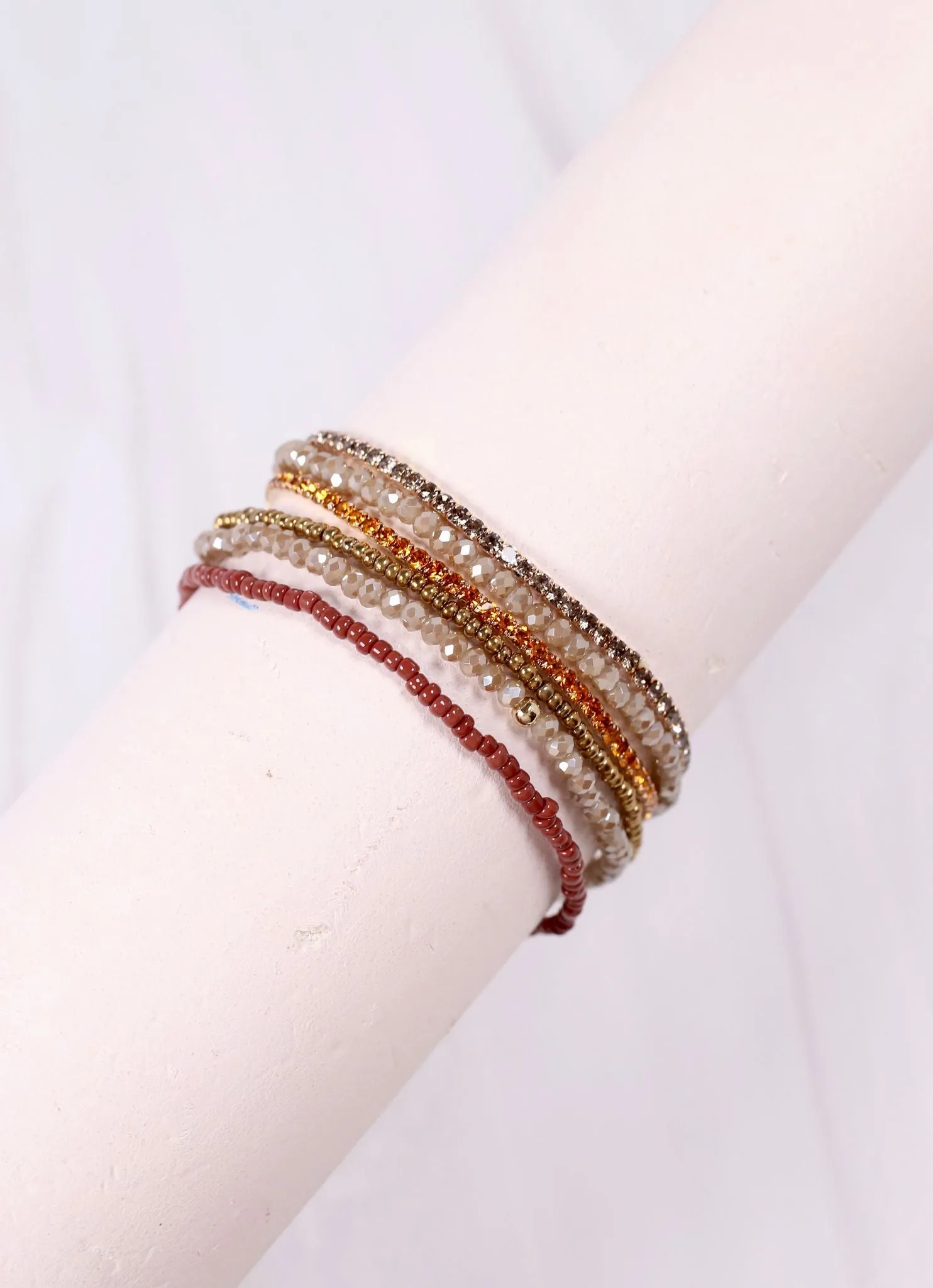 Edelstein Bracelet Set NATURAL