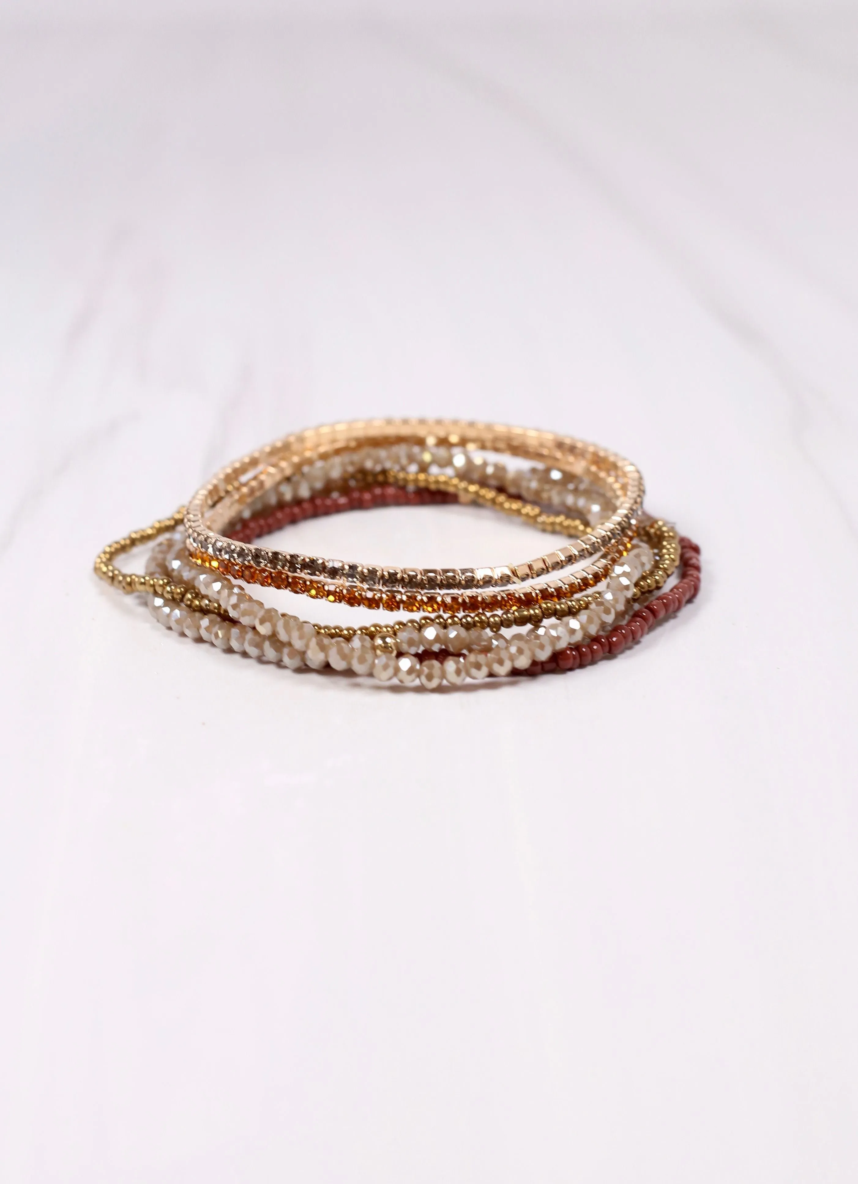 Edelstein Bracelet Set NATURAL