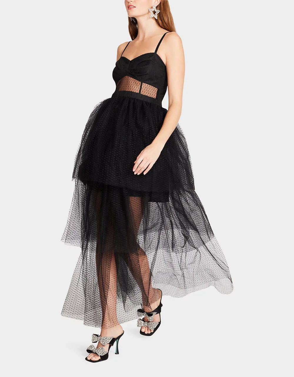 EMILY TULLE DRESS BLACK