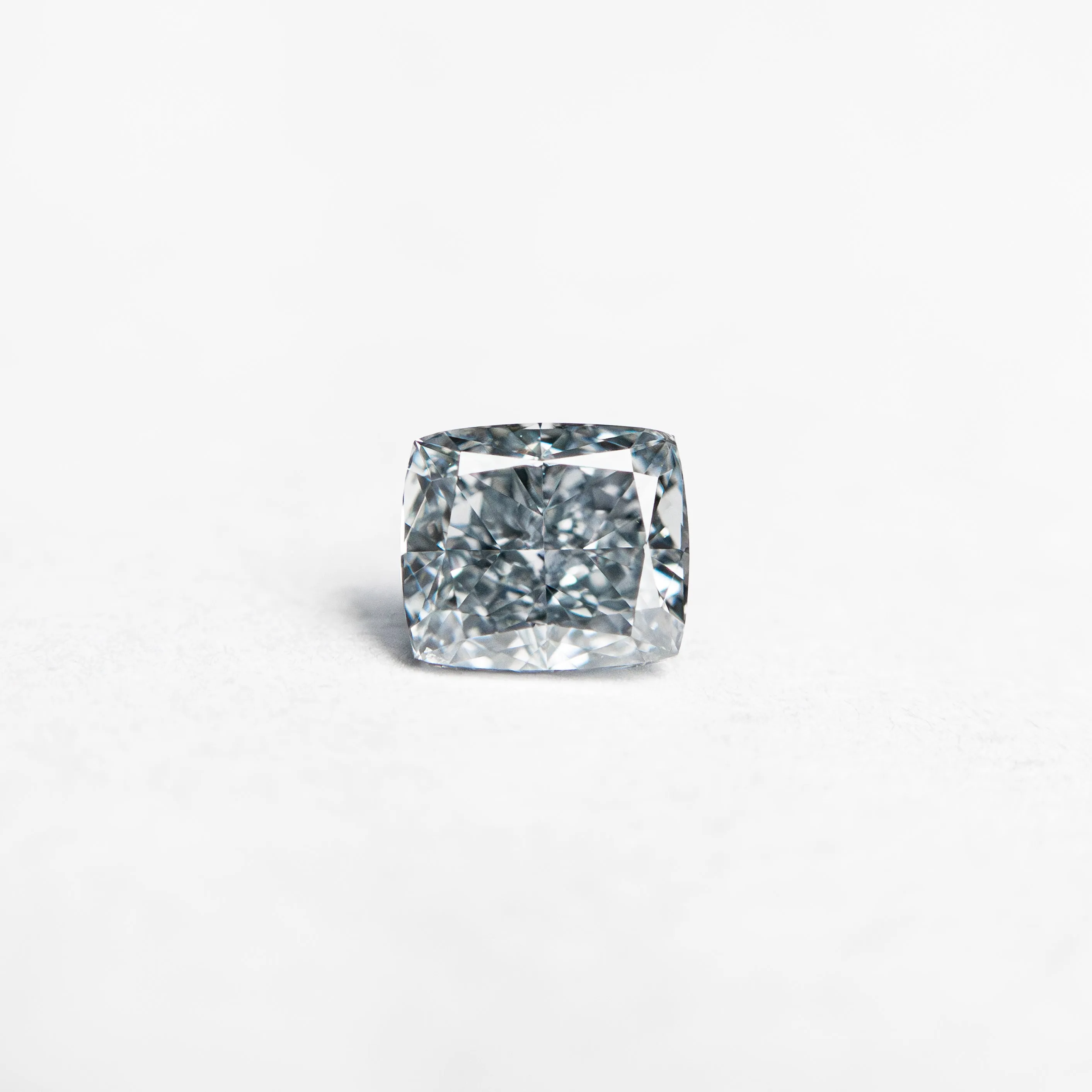 Fancy Grey-Blue Brilliant Diamond - 0.30ct Cushion