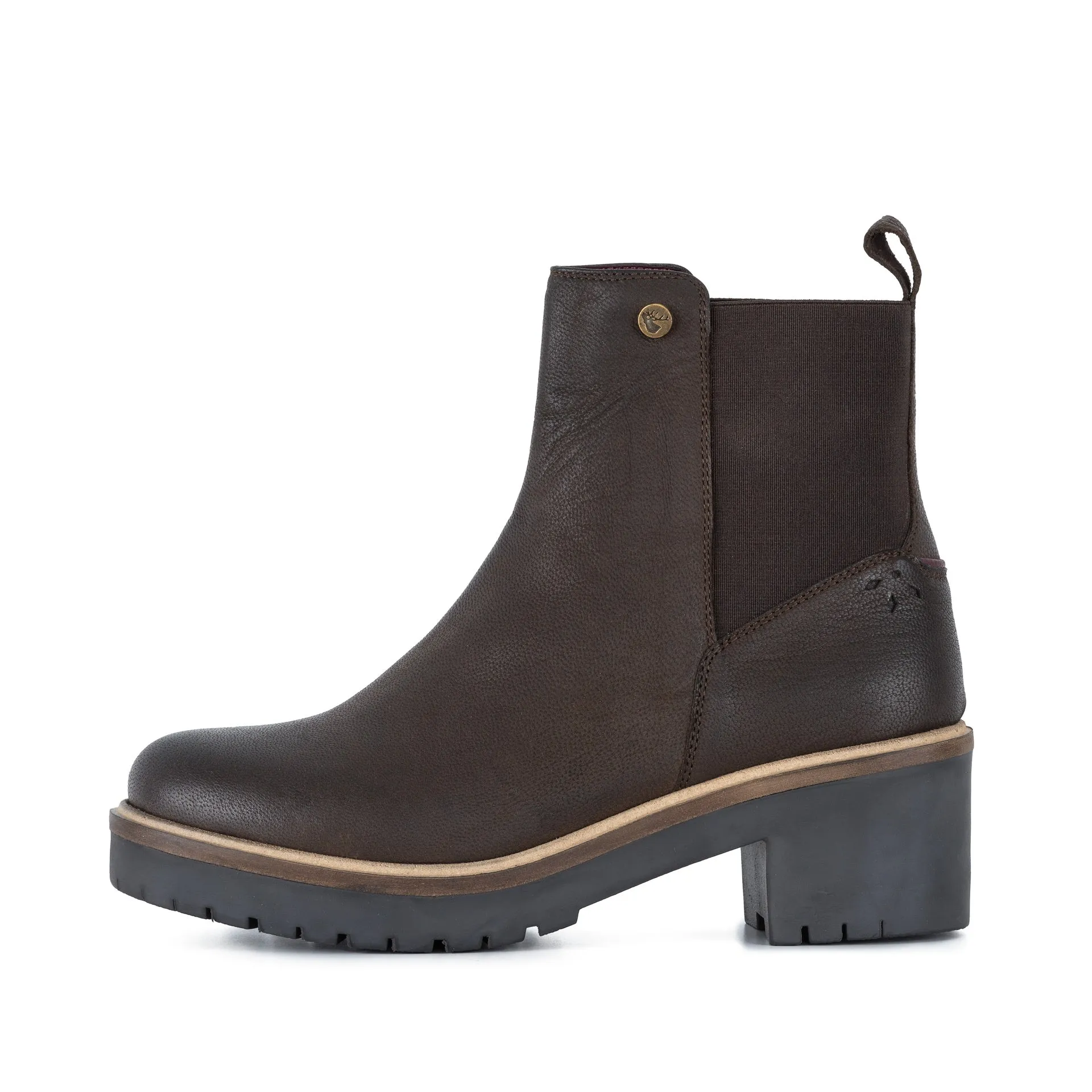 FEARNE BROWN BLOCK CHELSEA BOOT