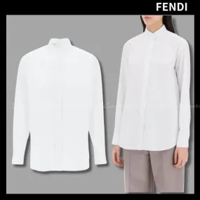 FENDI  |Casual Style Long Sleeves Party Style Office Style