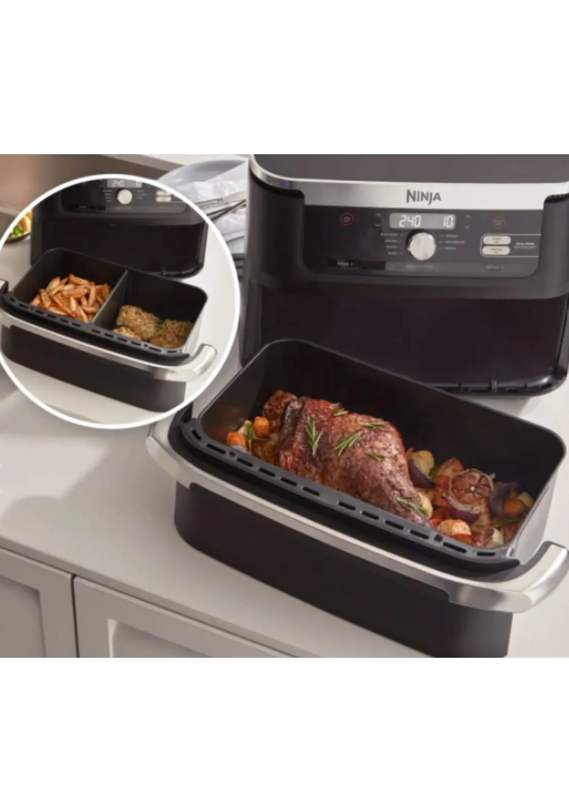 Foodi FlexDrawer XL Air Fryer 10.4L | AF500UK - Black