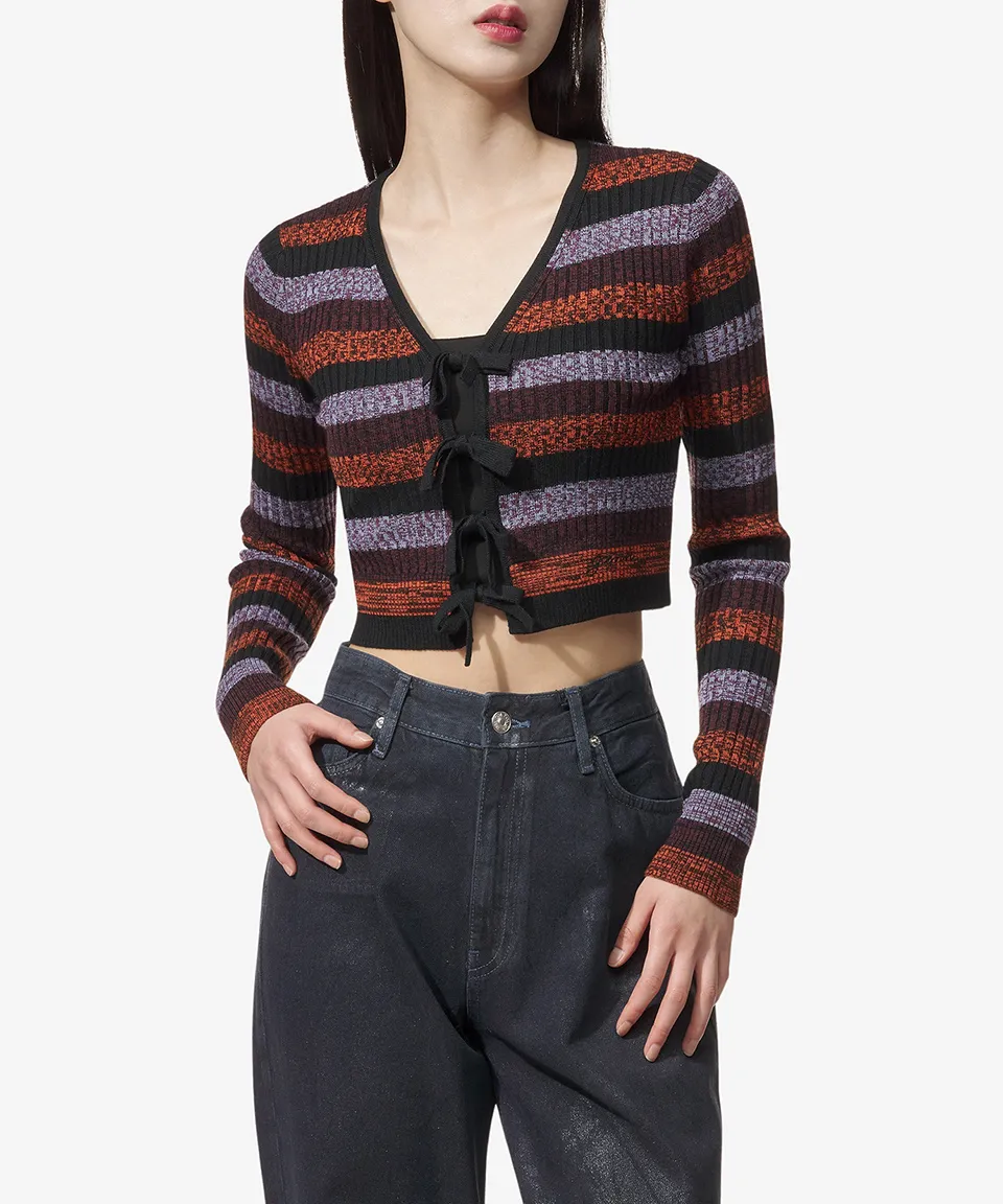 Ganni  |Stripes Casual Style Wool Street Style Long Sleeves Plain