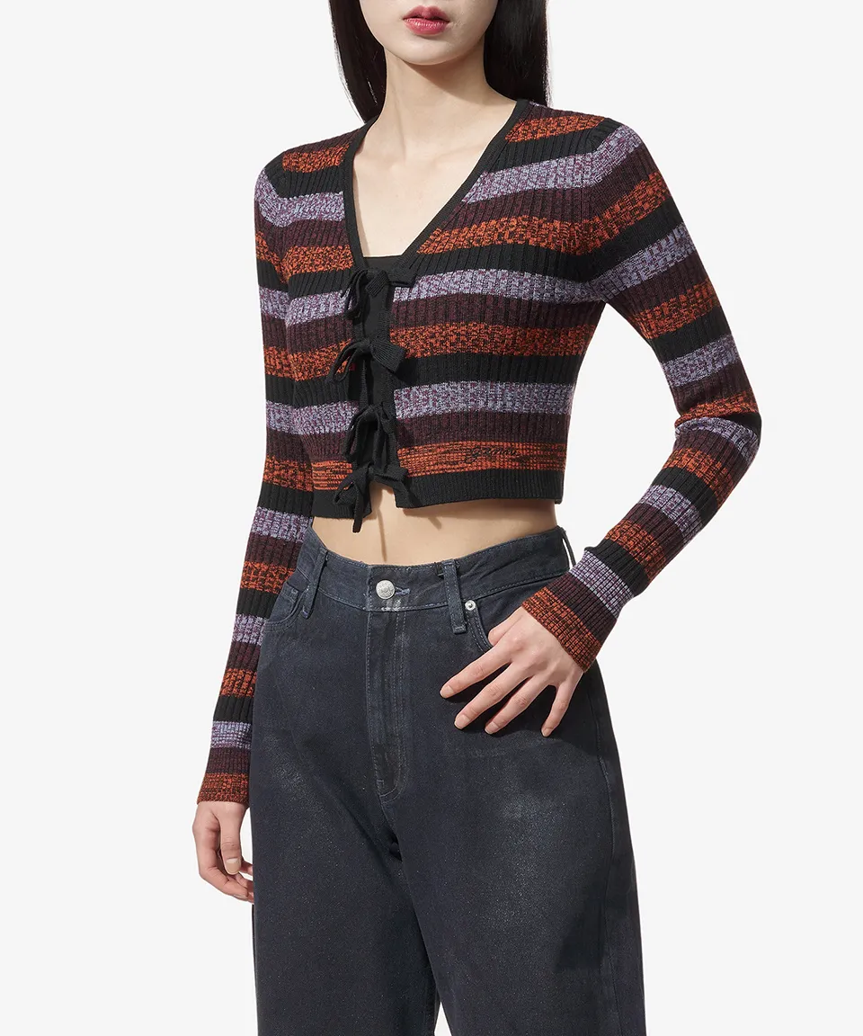 Ganni  |Stripes Casual Style Wool Street Style Long Sleeves Plain