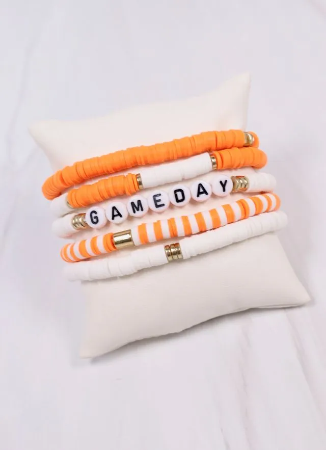 Go Team Bracelet Set ORANGE