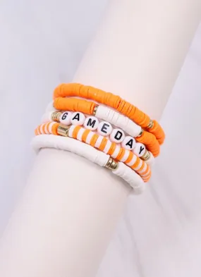 Go Team Bracelet Set ORANGE