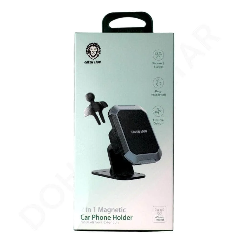 Green Lion 2 in 1 Car Phone Holder With Air Vent Extention  M08-AV2S+/TS