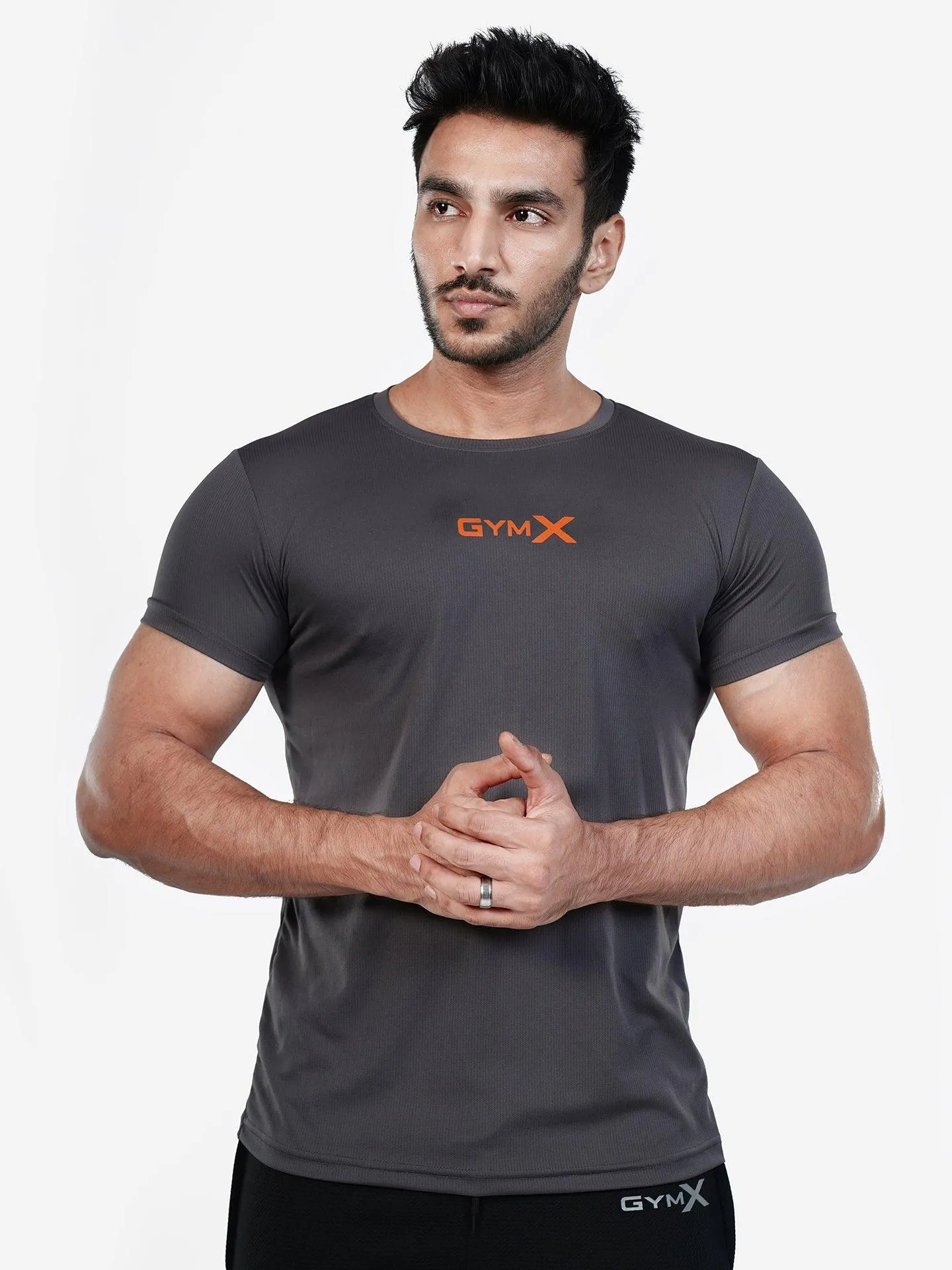 GymX Ultra Lite Tee: Bullet Grey - Sale