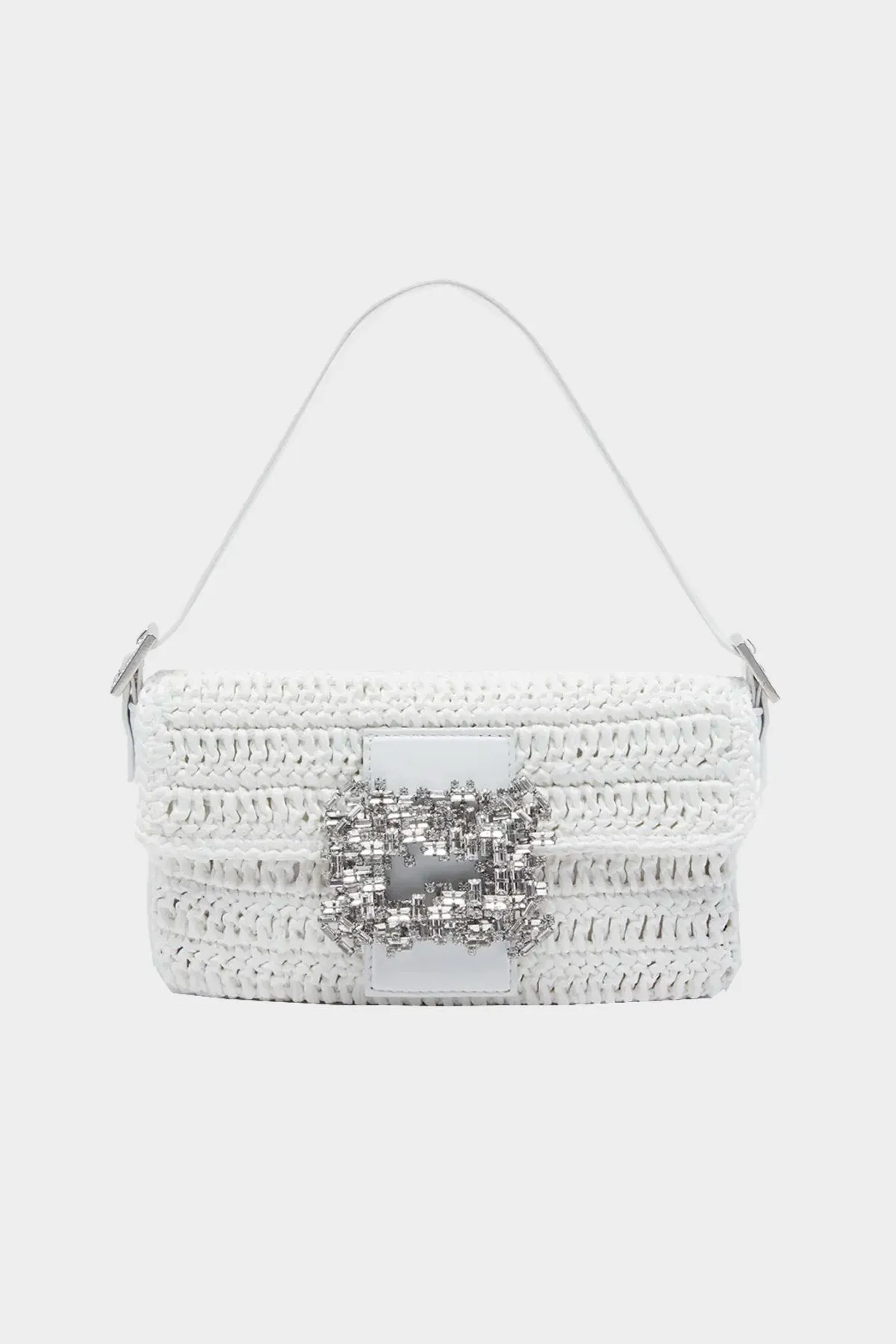 Habibi Crochet Bag in White