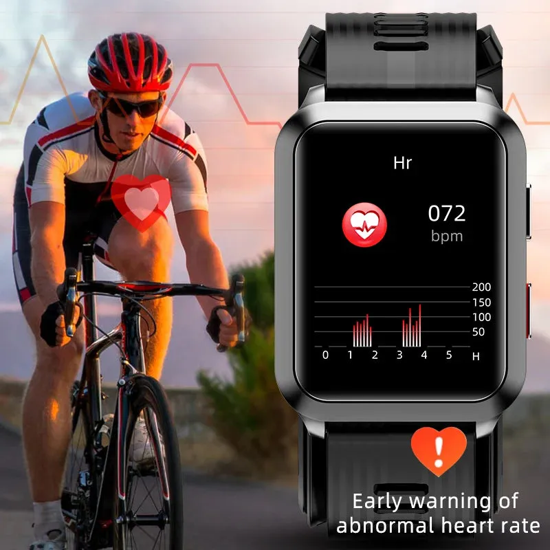 Health Air Sac Accurate Blood Pressure Heart Rate Monitor Bluetooth Smartwatch