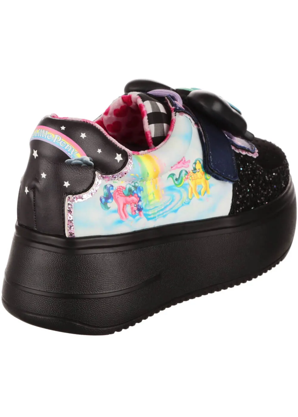 Irregular Choice x My Little Pony Rainbow Of Light Sneakers Black