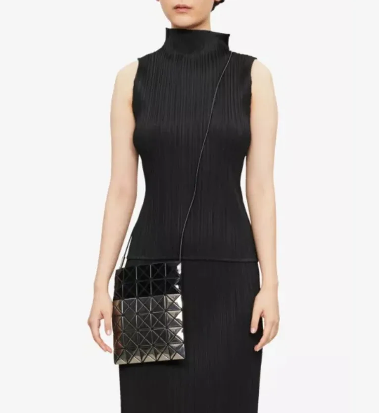 ISSEY MIYAKE  |Casual Style Sleeveless High-Neck Office Style Elegant Style