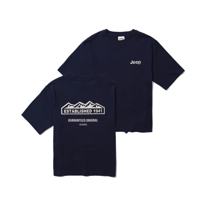 JEEP  |Unisex Cotton Short Sleeves T-Shirts