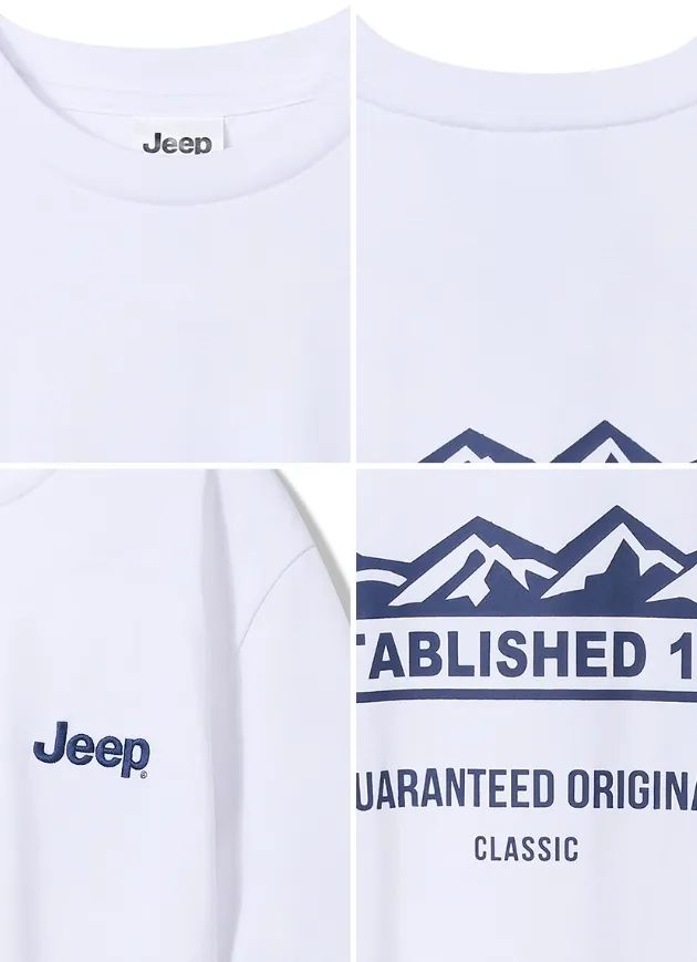 JEEP  |Unisex Cotton Short Sleeves T-Shirts