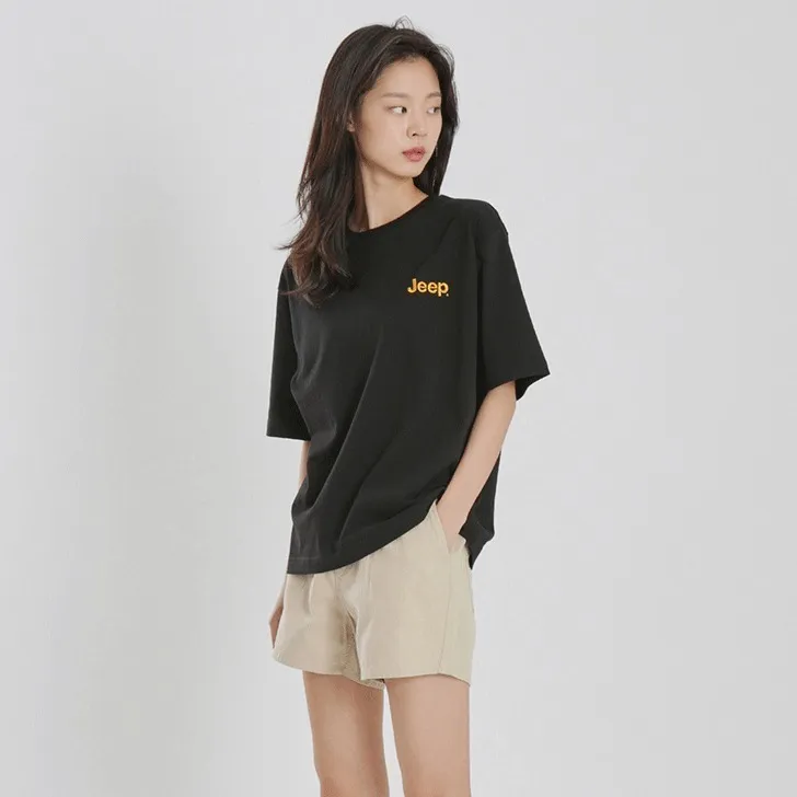 JEEP  |Unisex Cotton Short Sleeves T-Shirts