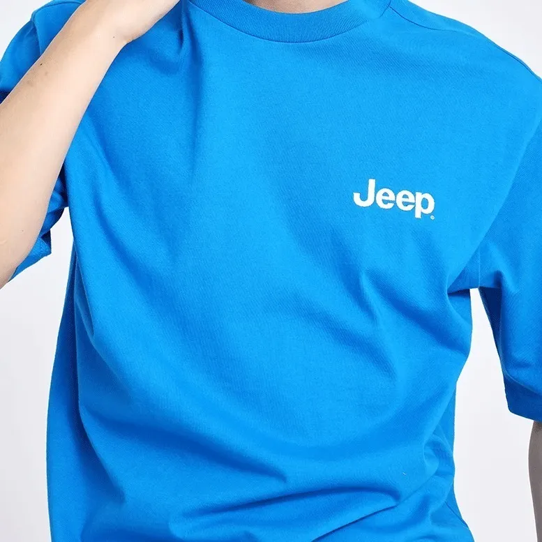 JEEP  |Unisex Cotton Short Sleeves T-Shirts