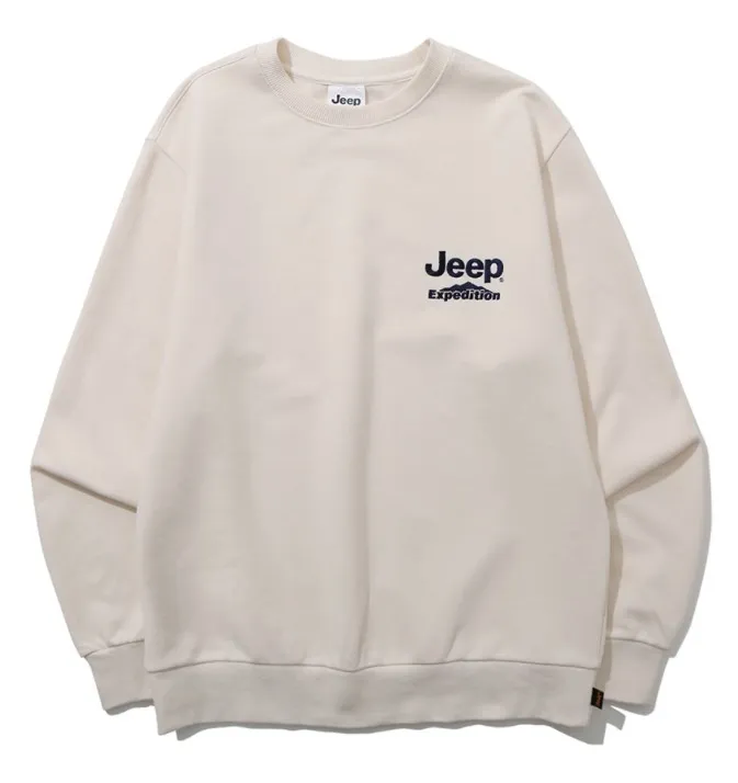 JEEP  |Unisex Street Style Logo Sweatshirts